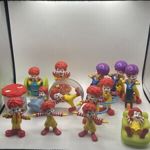 Lot Of 14 Baby Ronald McDonald Figure Toy Happy Meal 2006 2007 2008 McDonalds